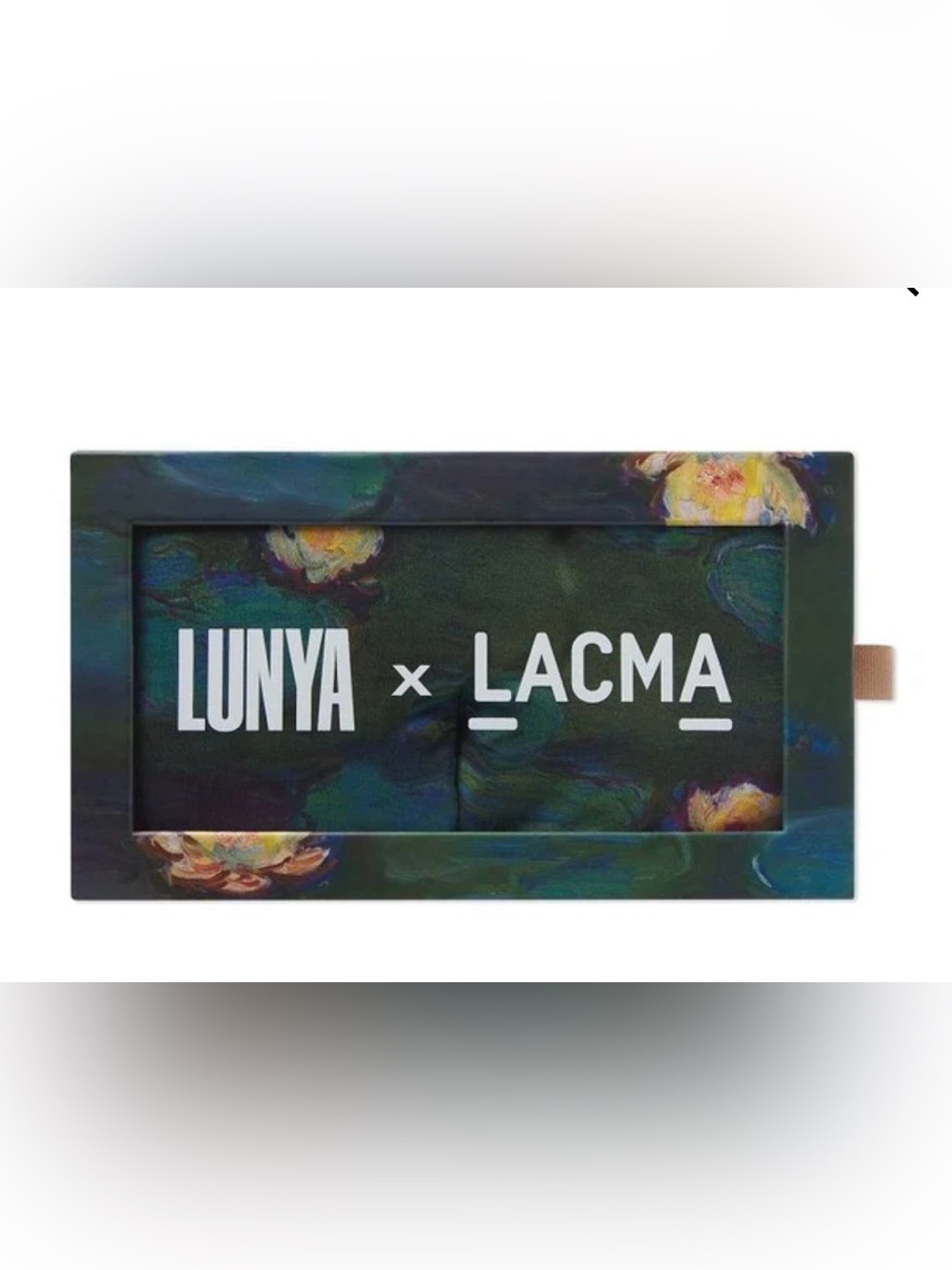 LUNYA X LACMA Monet Water Lilies Sleep Mask